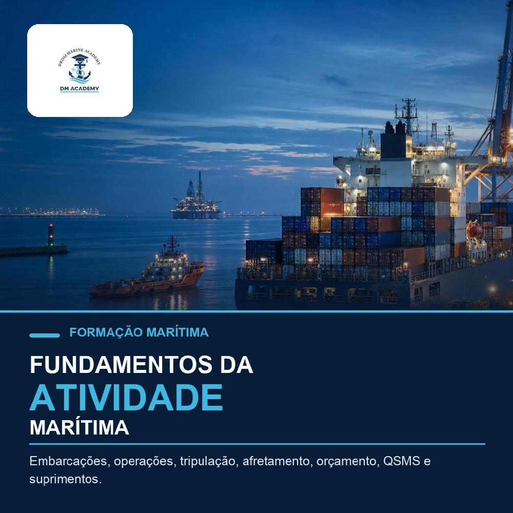 Capa oficial do curso Fundamentos da Atividade Marítima
